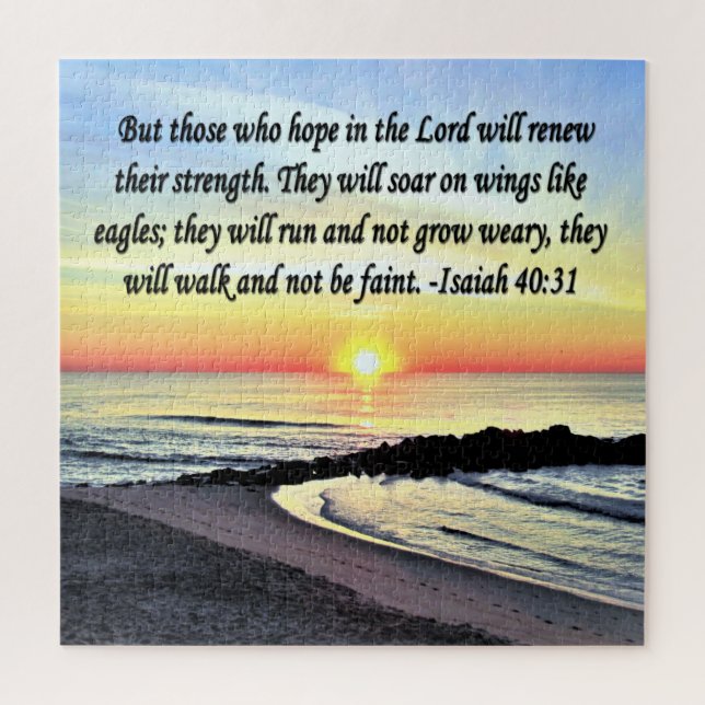INSPIRIEREND ISAIAH 40:31 PUZZLE (Vertikal)