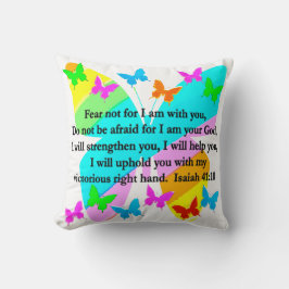 INSPIRIEREND ISAIAH 41:10 BIBLE VERSE DESIGN KISSEN