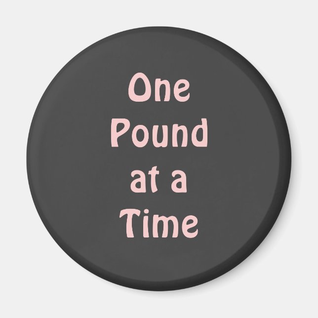 Inspirierend Kostensatz für Gewichtsverlust Magnet (Vorne)