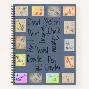 Inspirierend Kunstwörter Antike Zeichnungen Notizbuch