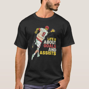 Inspirierend Lacrosse-Redewendungen für Lacrosse-S T-Shirt