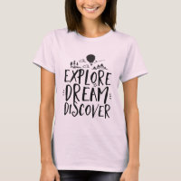 Inspirierend Leben-Zitat-Typografie-T-Shirt