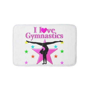 INSPIRIEREND LIEBE GYMNASTICS-DESIGN BADEMATTE