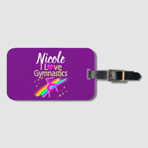 INSPIRIEREND LIEBE GYMNASTICS-DESIGN GEPÄCKANHÄNGER