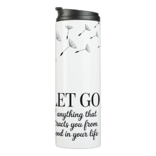 Inspirierend Loslassen Thermosbecher