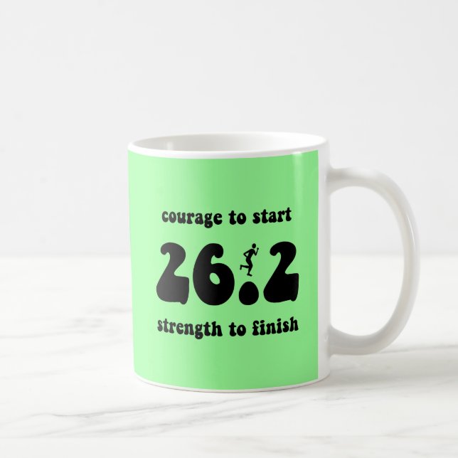 Inspirierend Marathon Tasse (Rechts)