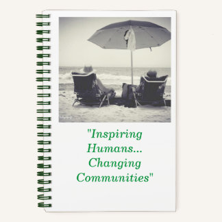 "Inspirierend Menschen-Notebook" Notizbuch