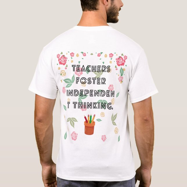 Inspirierend Minds, veränderte Futures T-Shirt (Rückseite)
