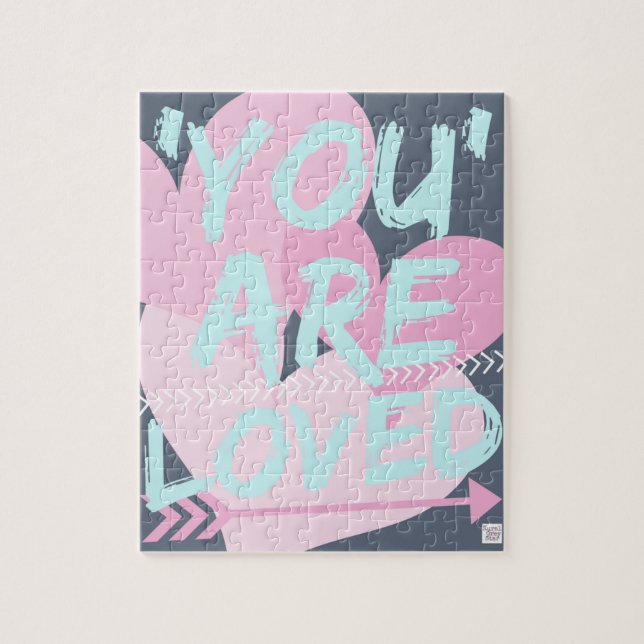 Inspirierend Mitteilungslaubsäge. Niedliches Puzzle (Vertikal)