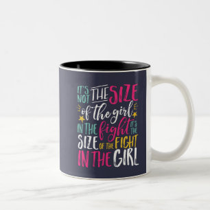 Inspirierend Motivations-Zitat-starkes Zweifarbige Tasse