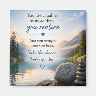 Inspirierend Motivierend Magnet