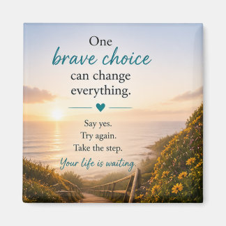 Inspirierend Motivierend Magnet