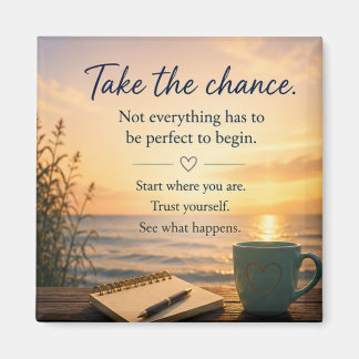 Inspirierend Motivierend Magnet