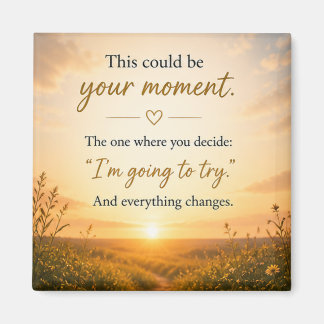 Inspirierend Motivierend Magnet