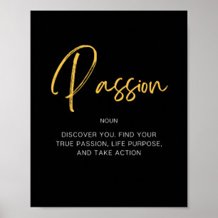 Inspirierend Passion Poster
