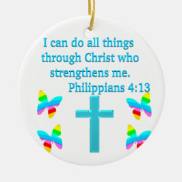 INSPIRIEREND PHILIPPIANER 4:13-DESIGN KERAMIKORNAMENT
