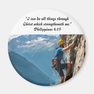 Inspirierend Philippinen 4:13 Magnet