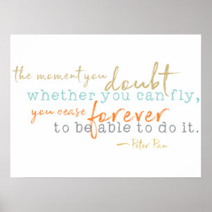 Inspirierend Plakatstorybook-Zitat Poster