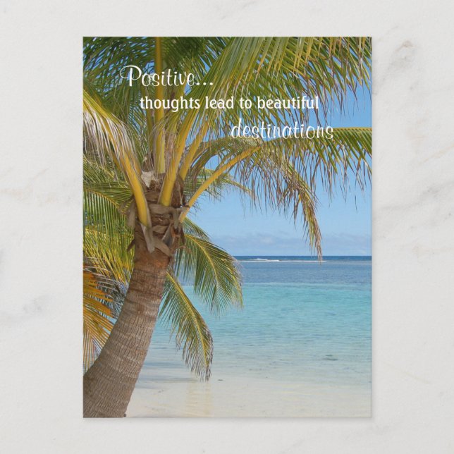 Inspirierend Positivziffer Postkarte (Vorderseite)