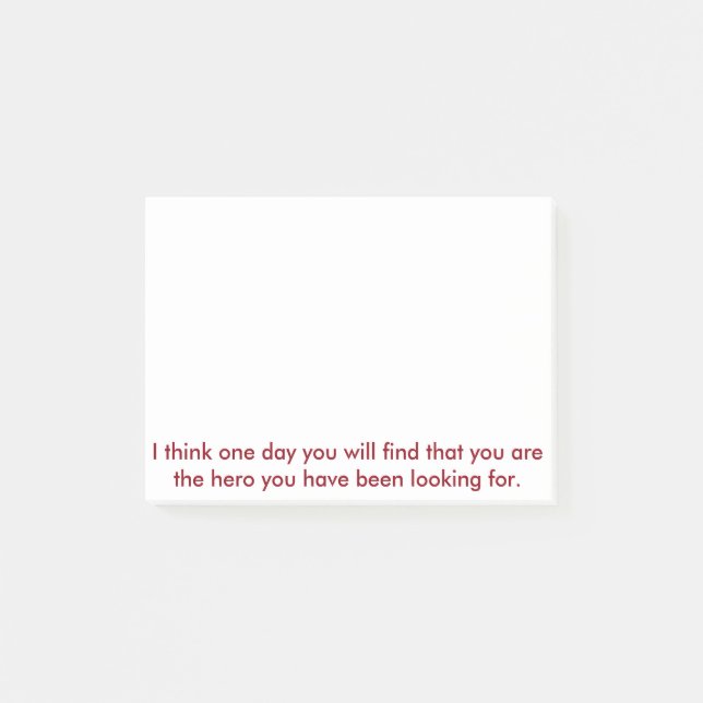 Inspirierend Post-Itanmerkungen Post-it Klebezettel (Vorderseite)