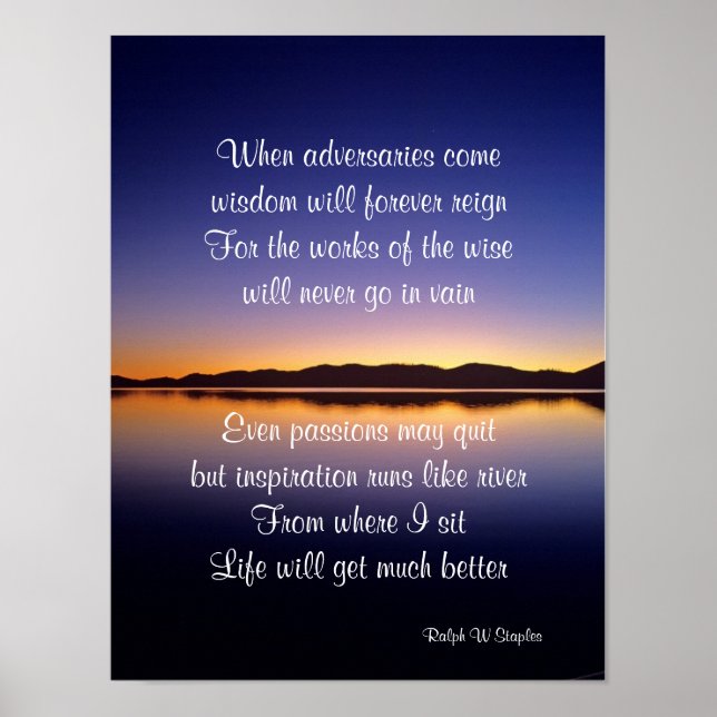 inspirierend poster (Vorne)