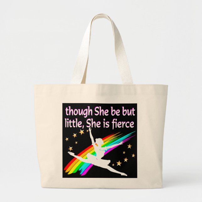 INSPIRIEREND PRIMA BALLERINA DESIGN JUMBO STOFFBEUTEL (Vorne)