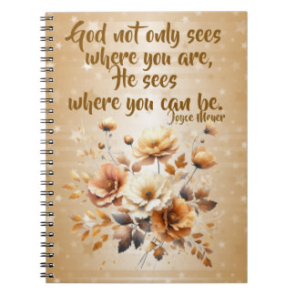 Inspirierend Quote Spiral Notebook von Joyce Meyer Notizblock