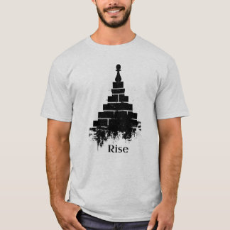 Inspirierend Rise Schach Pawn T - Shirt