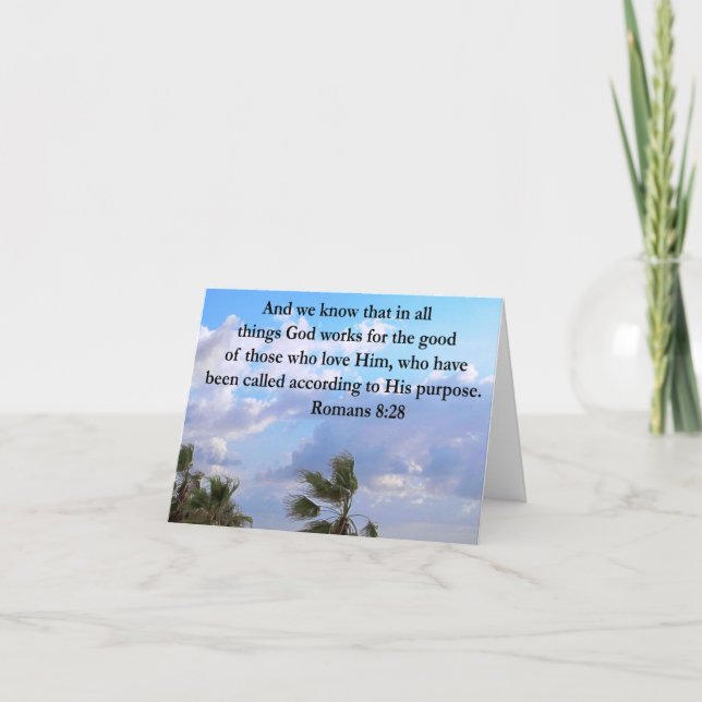 INSPIRIEREND RUMÄNE 8:28 KARTE (Vorderseite)