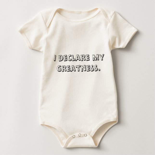 Inspirierend Säugling-Strampler Baby Strampler (Vorderseite)