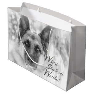 Inspirierend Schäferhund-Feriengeschenk-Tasche Große Geschenktüte