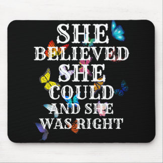 Inspirierend Schmetterling Mousepad