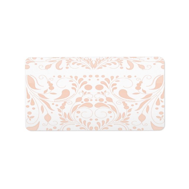 Inspirierend Schokoladenbraun Adressaufkleber (Vorne)