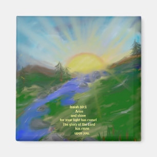 Inspirierend Schrift des 2 Zoll-quadratischen Magnet