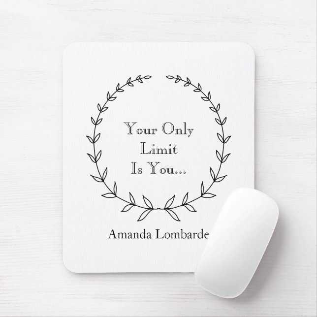 Inspirierend Schriftsteller Mousepad (Mit Mouse)