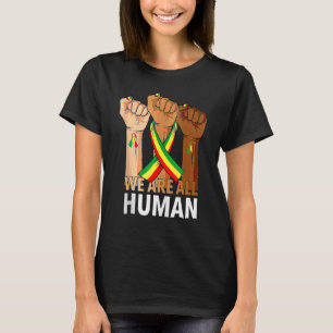 Inspirierend Schwarze Führer Power Faust Hand Schw T-Shirt