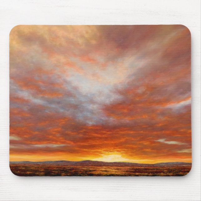 Inspirierend Sonnenaufgang Mousepad (Vorne)