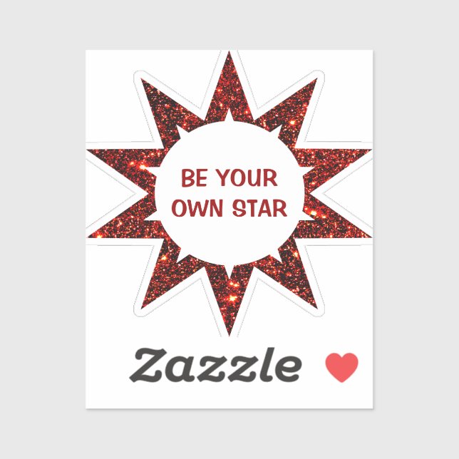 Inspirierend Star Aufkleber (Blatt)
