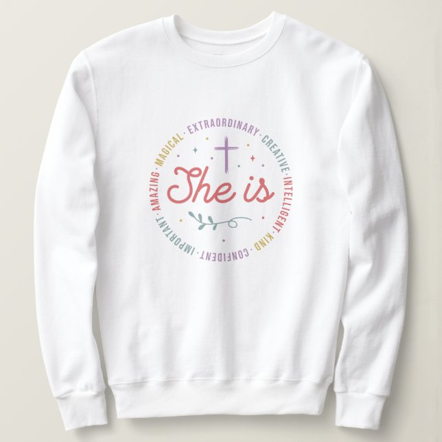 inspirierend sweatshirt (Design vorne)