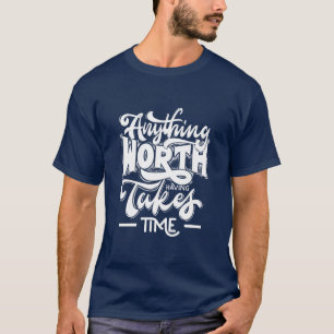 Inspirierend T - Shirt für Zitat Typografie.