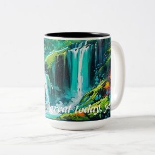 Inspirierend Tasse des Wasserfalls für einen schön