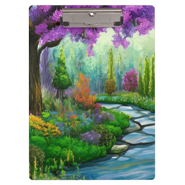 Inspirierend Waldlandschaften Klemmbrett (Vorderseite)