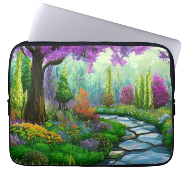 Inspirierend Waldlandschaften Laptopschutzhülle (Vorderseite)