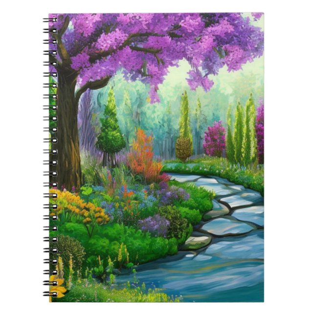 Inspirierend Waldlandschaften Notizblock (Vorderseite)