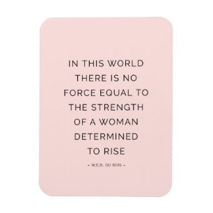 Inspirierend weibliche Zitate in rosa Schwarz best Magnet