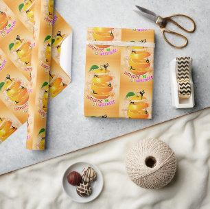 Inspirierend Wellness-Yoga Geschenkpapier
