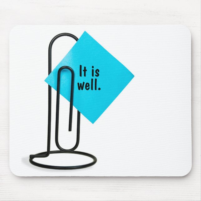 Inspirierend Wörter auf der Post-It-Note-Maus-Pad Mousepad (Vorne)