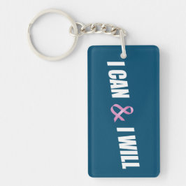 Inspirierend Zitat Brustkrebs-Bewusstsein | SCHLÜS Schlüsselanhänger