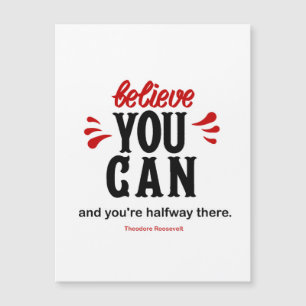 Inspirierend Zitat des Präsidenten Magnetkarte