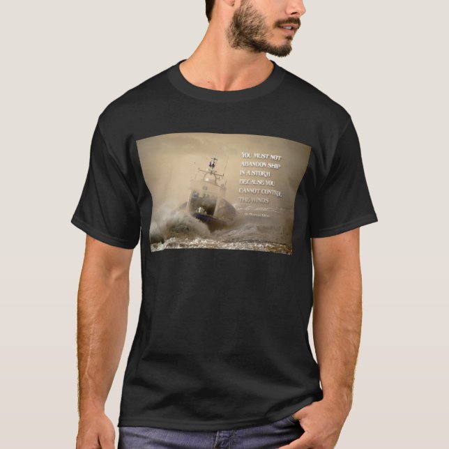 Inspirierend Zitat durch St Thomas mehr T-Shirt (Vorderseite)